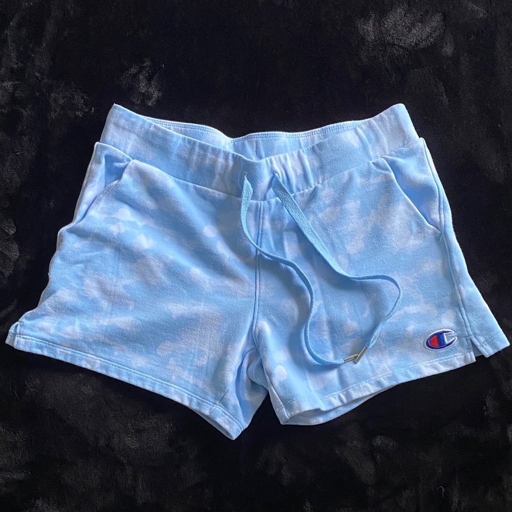 Champion Women's Light Blue Athletic Shorts